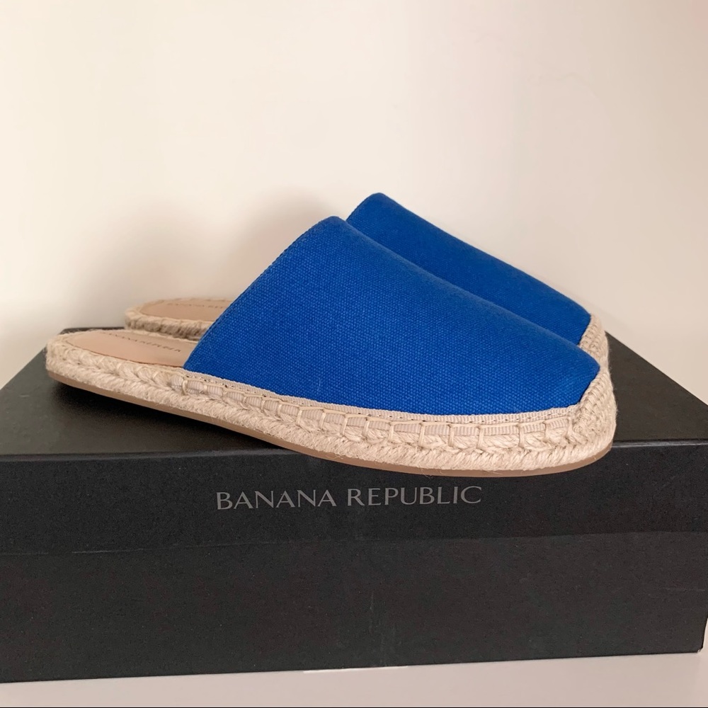 Banana republic blue espadrilles loafers